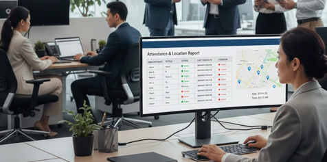 employee location tracking reports
