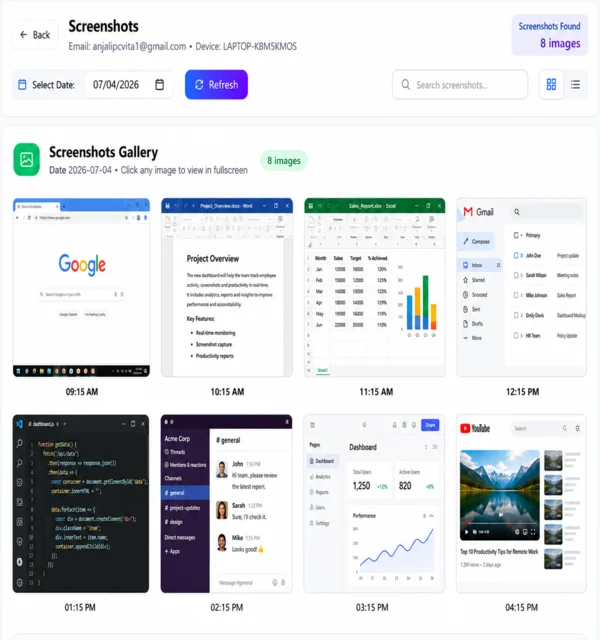 Screen Monitoring tool