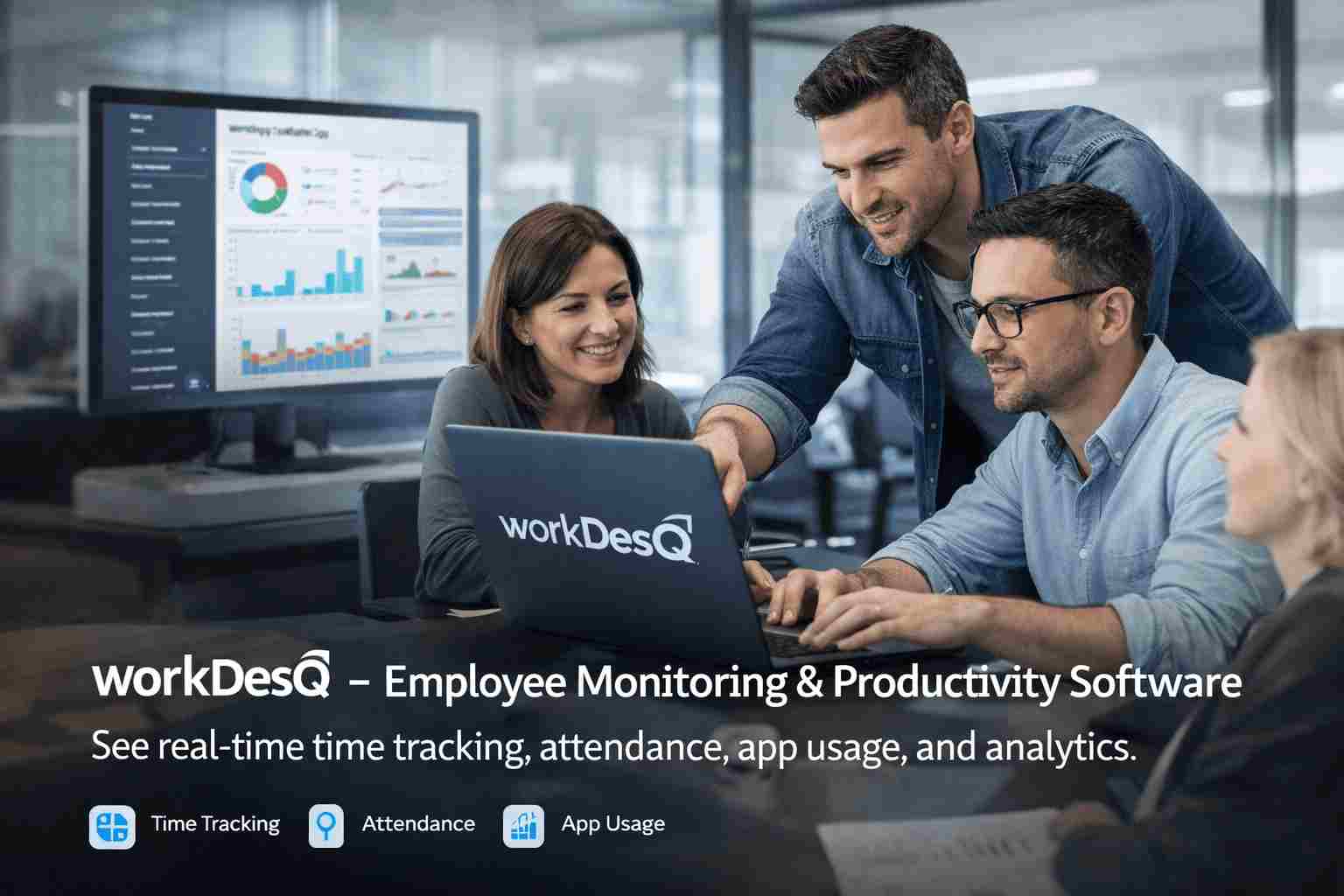 Employee Work Monitoring Software with Analytics | WorkDesQ