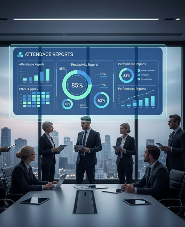 Reports of employee time tracker