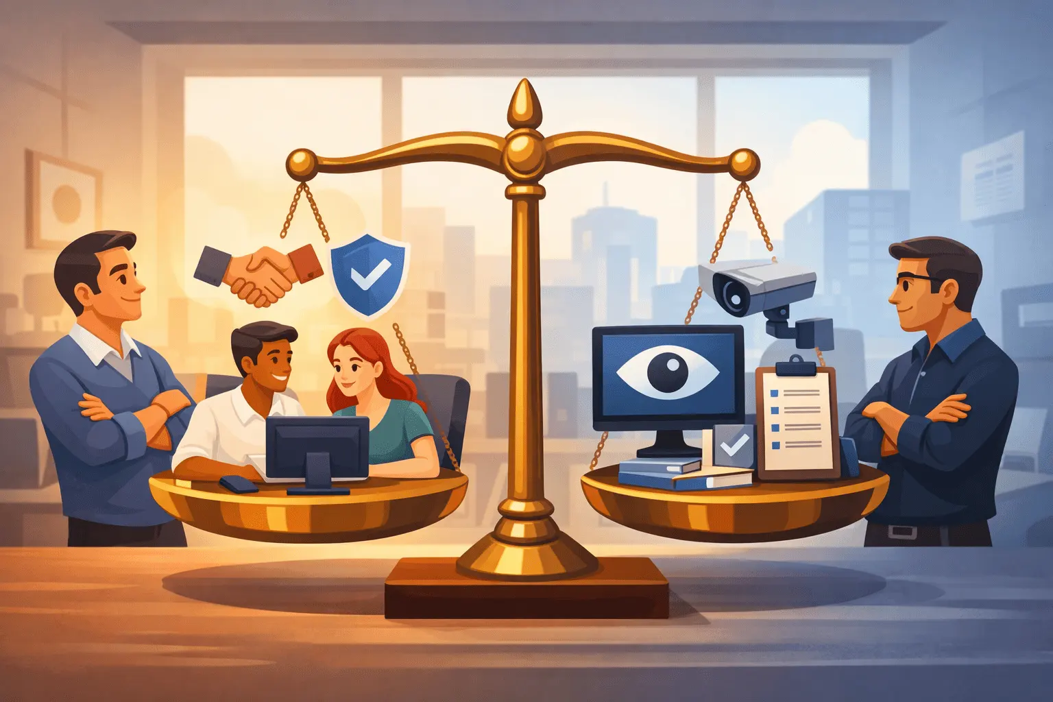 Balancing Employee Trust and Monitoring