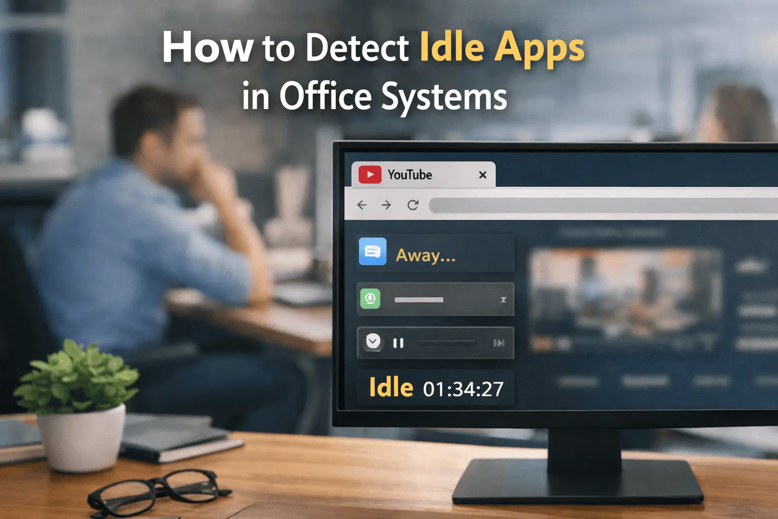 Detect Idle Apps in Office Systems
