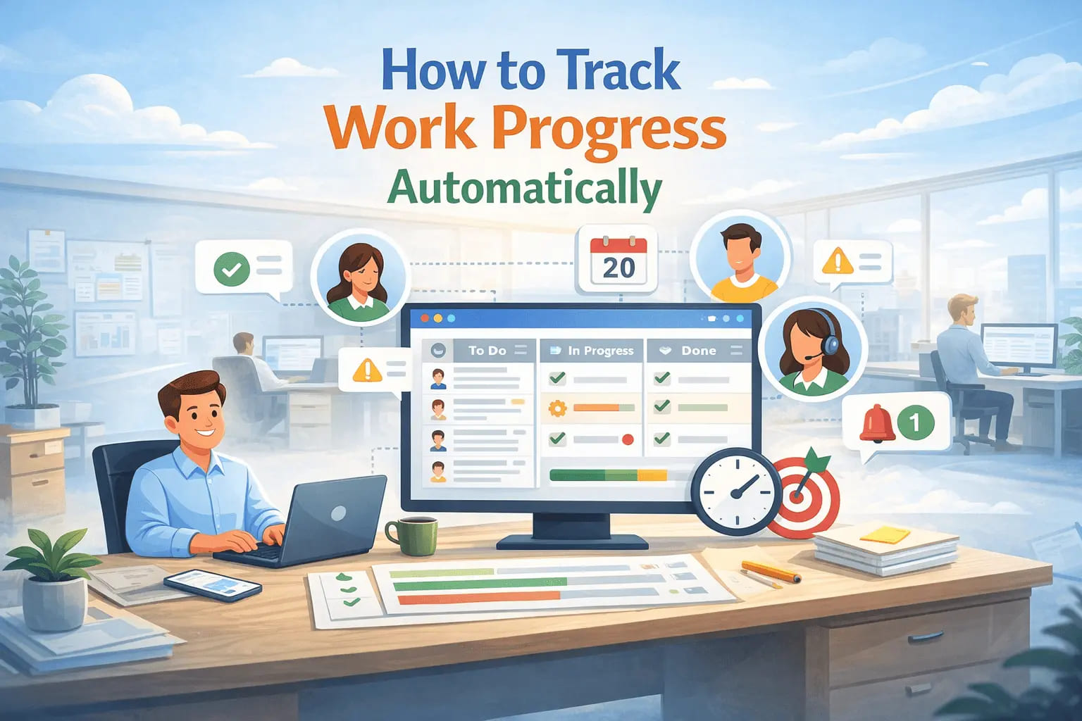 Work Traces Track Work Progress Automatically Without Manual Effort