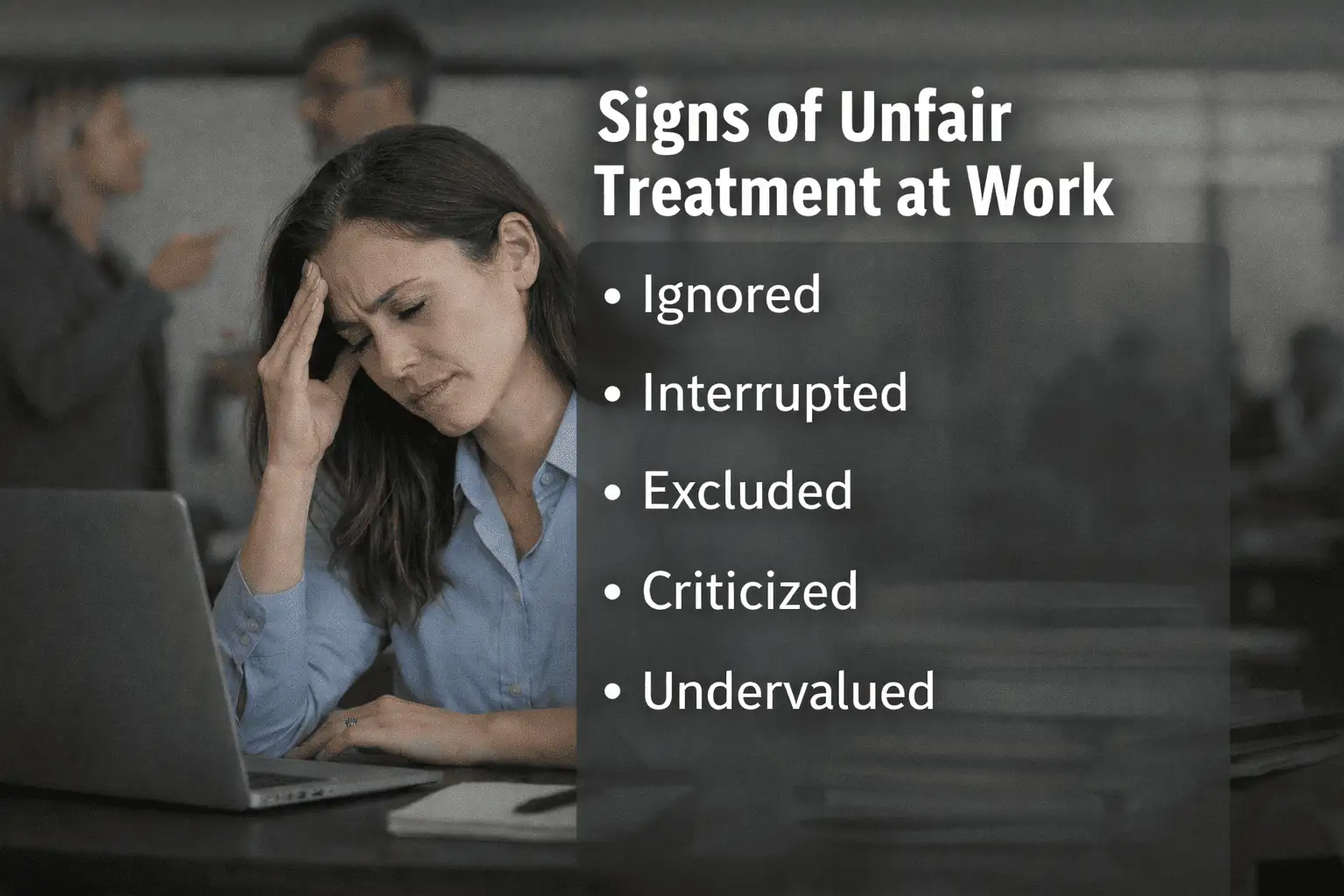Signs of Unfair Treatment at Work