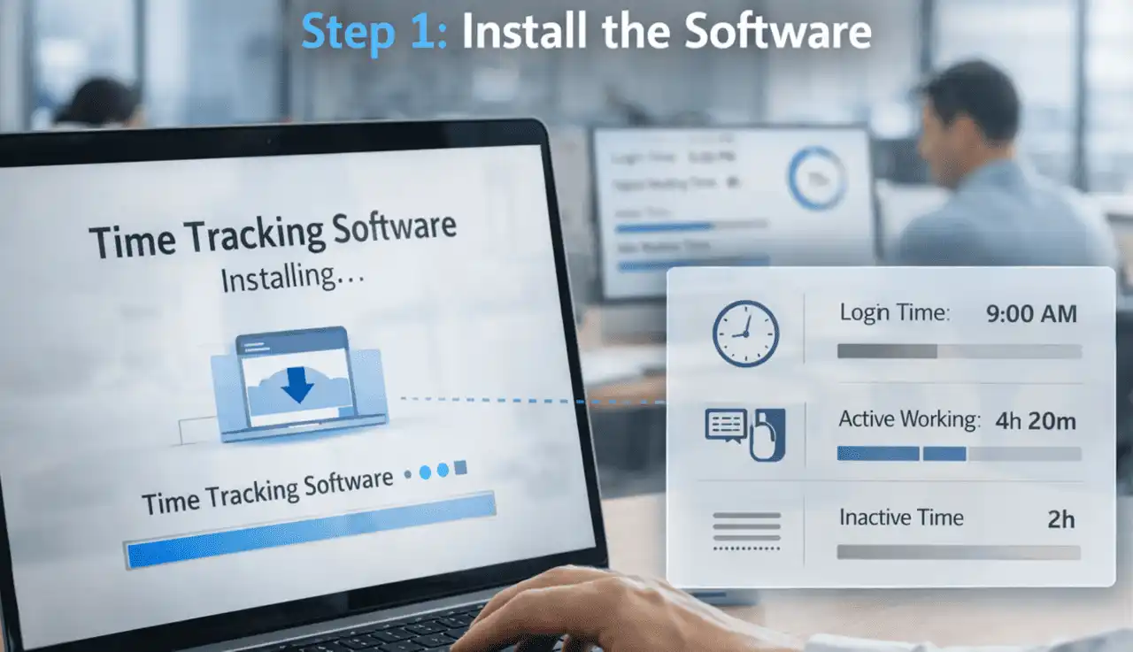 Step 1 idle time tracker