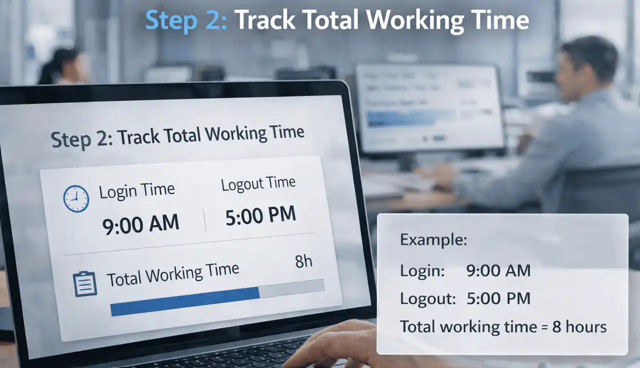 Step 2 idle time tracker