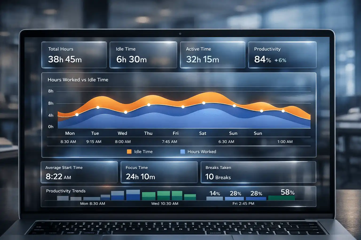 Time Tracking dashboard