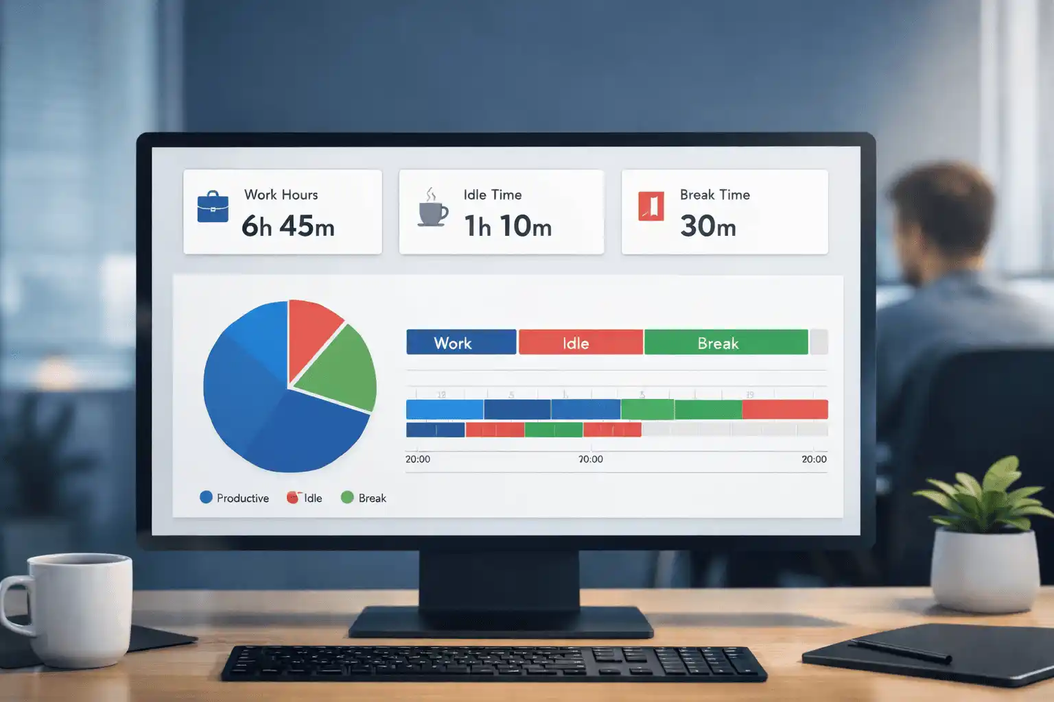 time tracking software dashboard