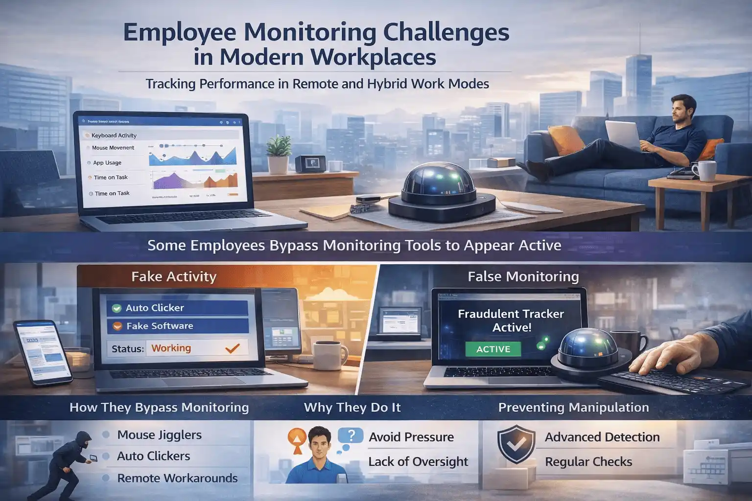 Employees Bypass Monitoring Software