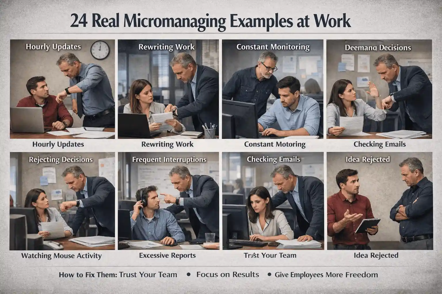 Micromanaging Examples