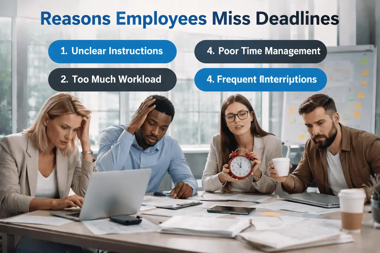 Reasons Employees Miss Deadlines