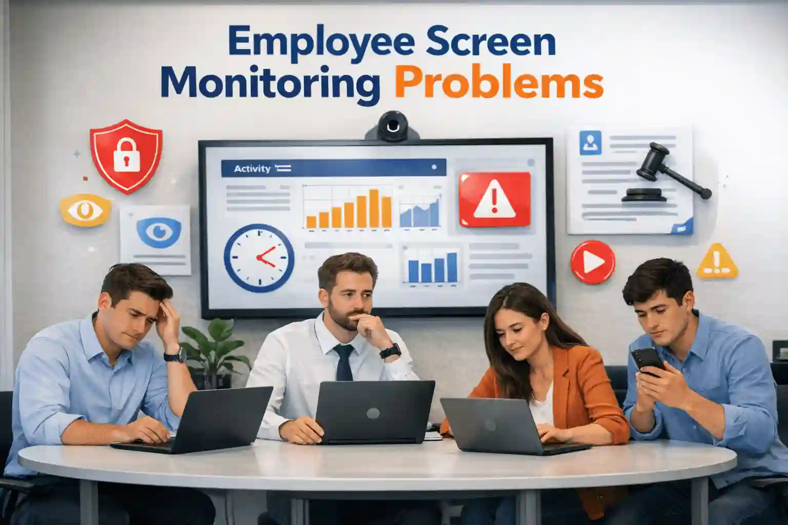 screen monitoring problems