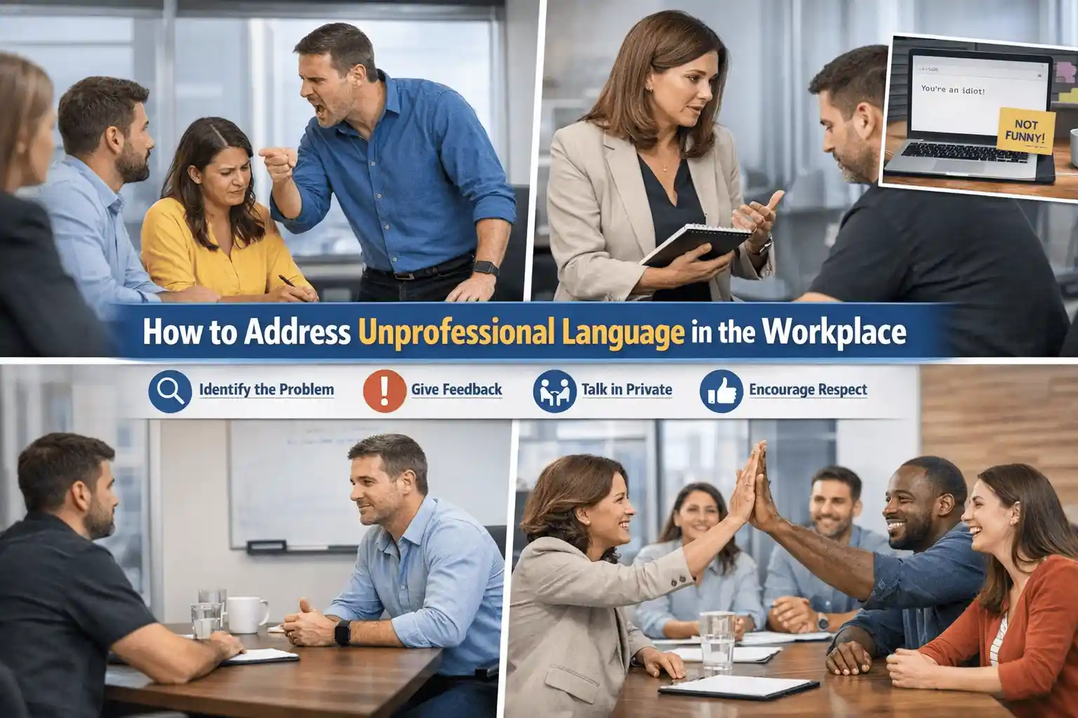 Address Unprofessional Language in the Workplace.
