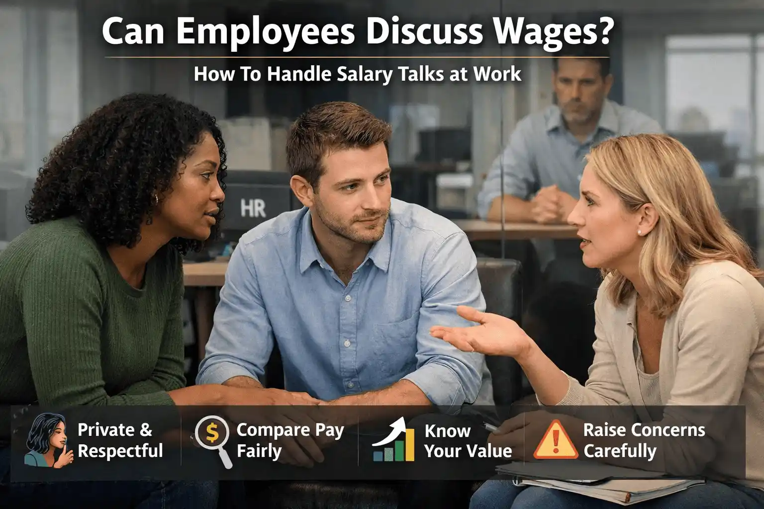 Employees Discuss Wages