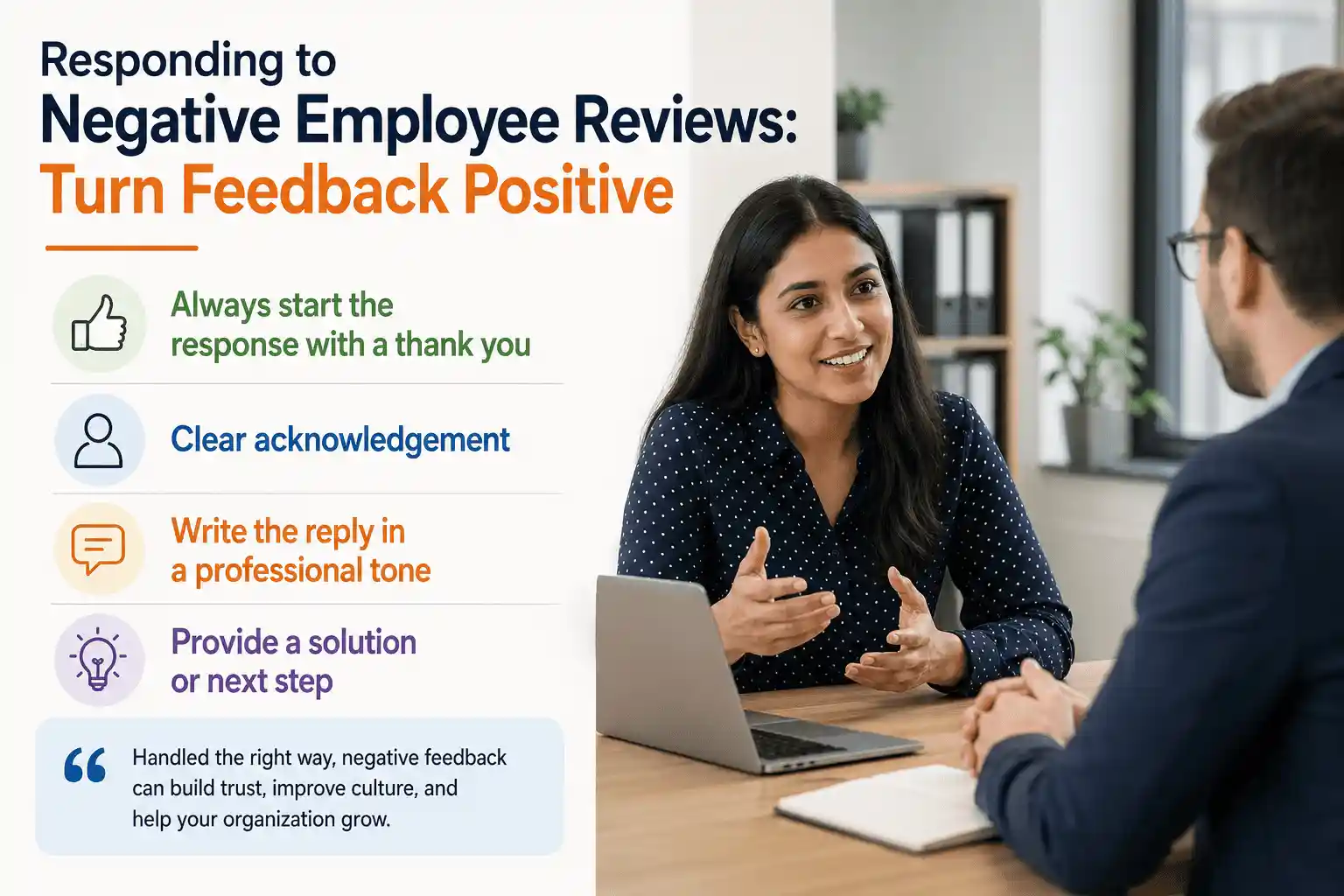 Responding to Negative Employee Reviews Examples