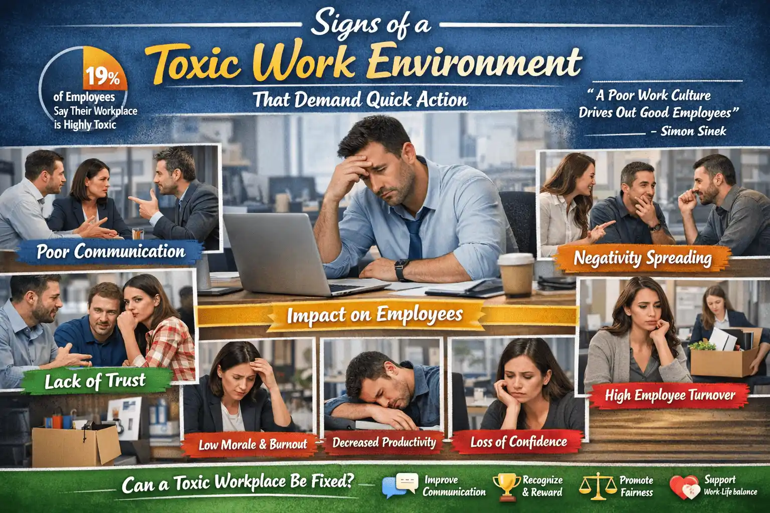 Signs of a Toxic Work Environment
