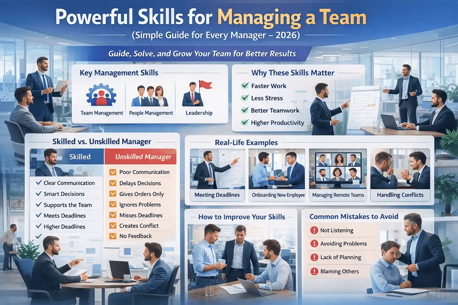 Skills for Managing a Team