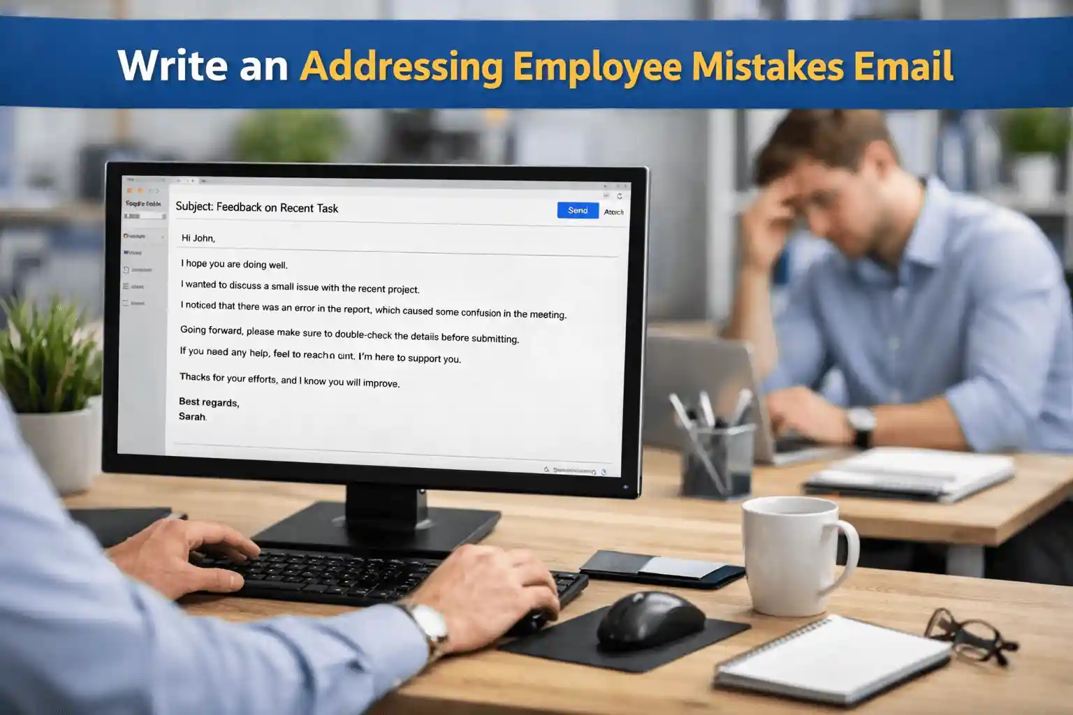 Write an Addressing Employee Mistakes Email