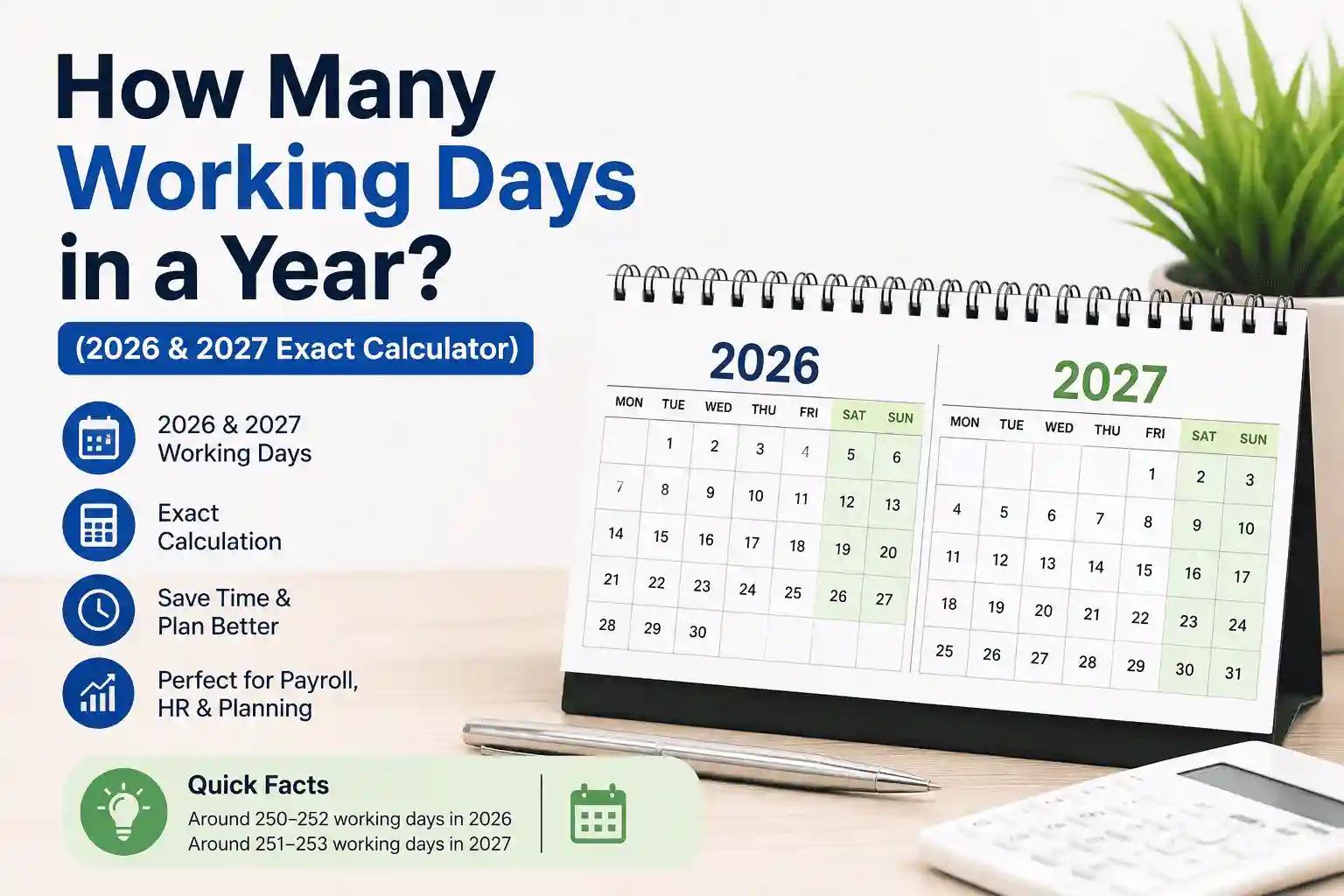 How Many Working Days in a Year