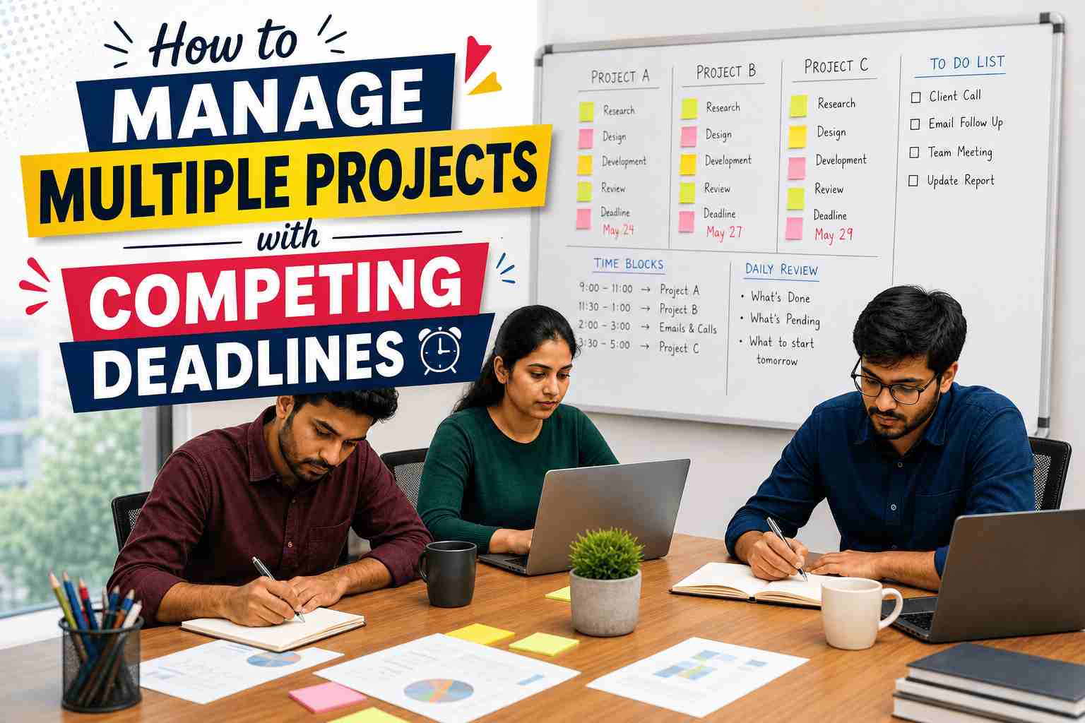 How to Manage Multiple Projects with Competing Deadlines