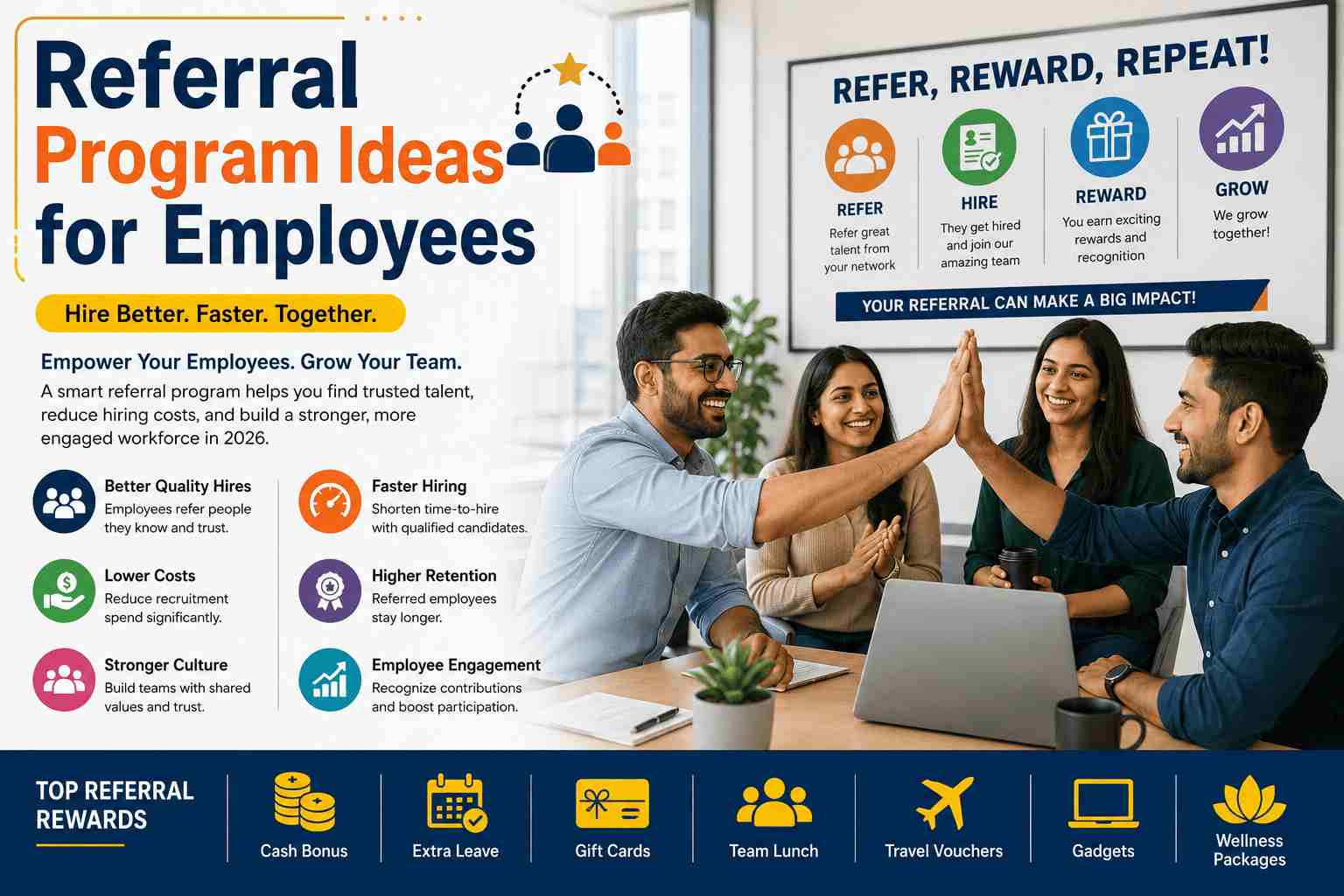 Referral Program Ideas for Employees | Hire Faster Now