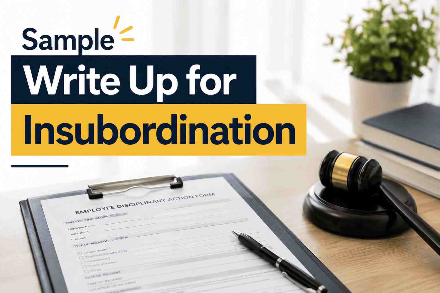 Query For Insubordination Best Sample Write Up for Insubordination in Workplace