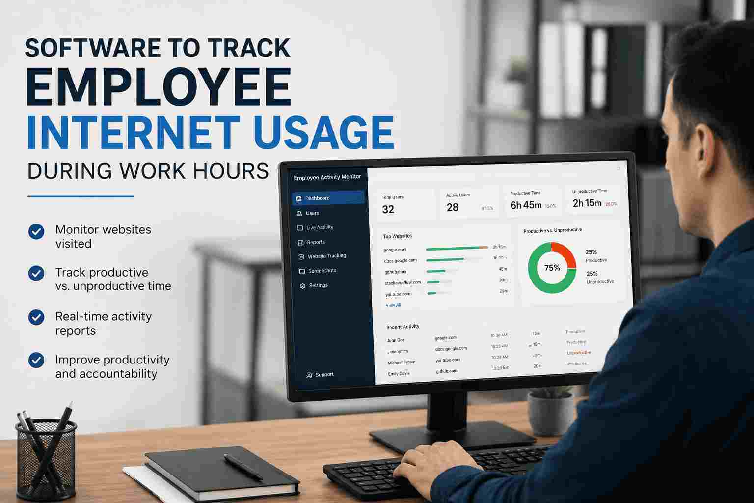 Software to Track Employee Internet Usage During Work Hours
