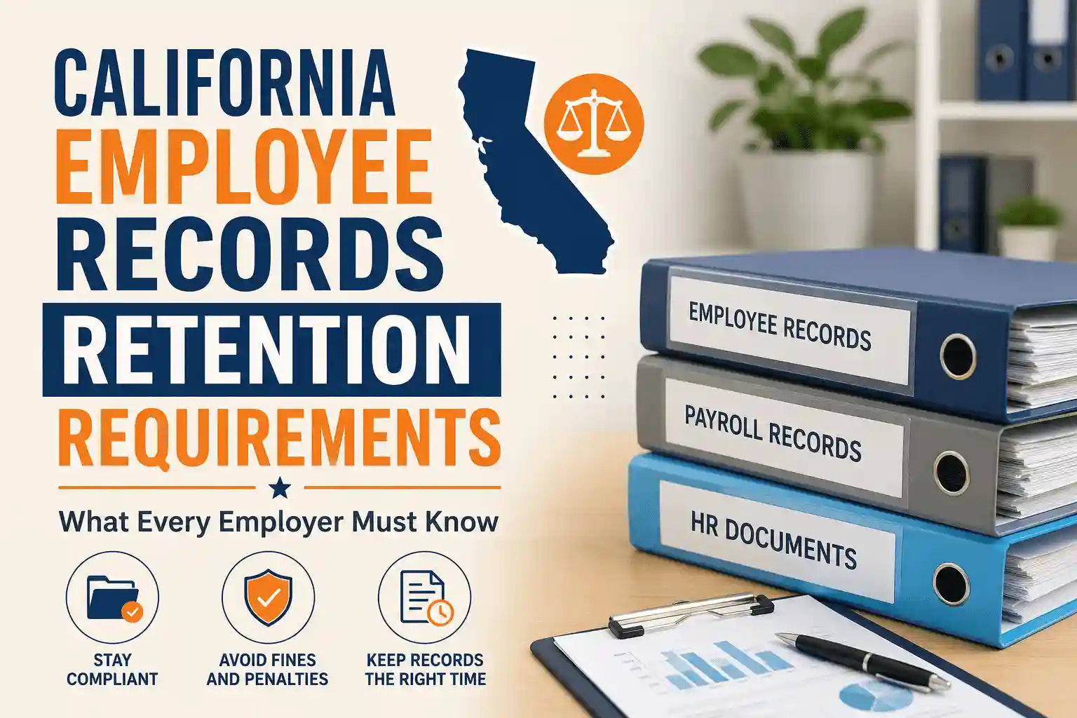 California Employee Records Retention Requirements