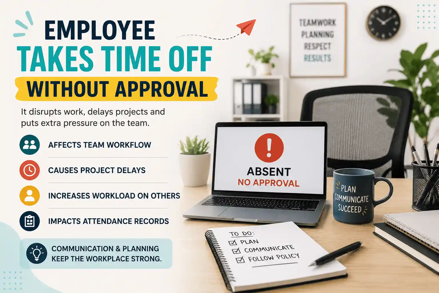 Employee Takes Time Off Without Approval