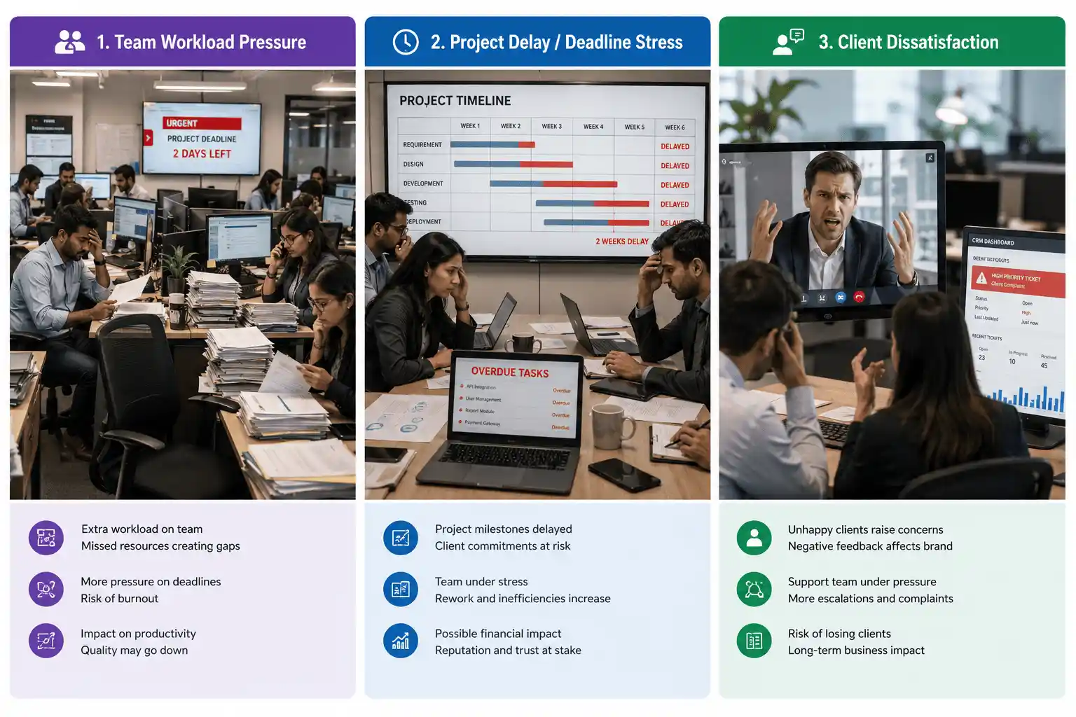 Employee unplanned absence impact