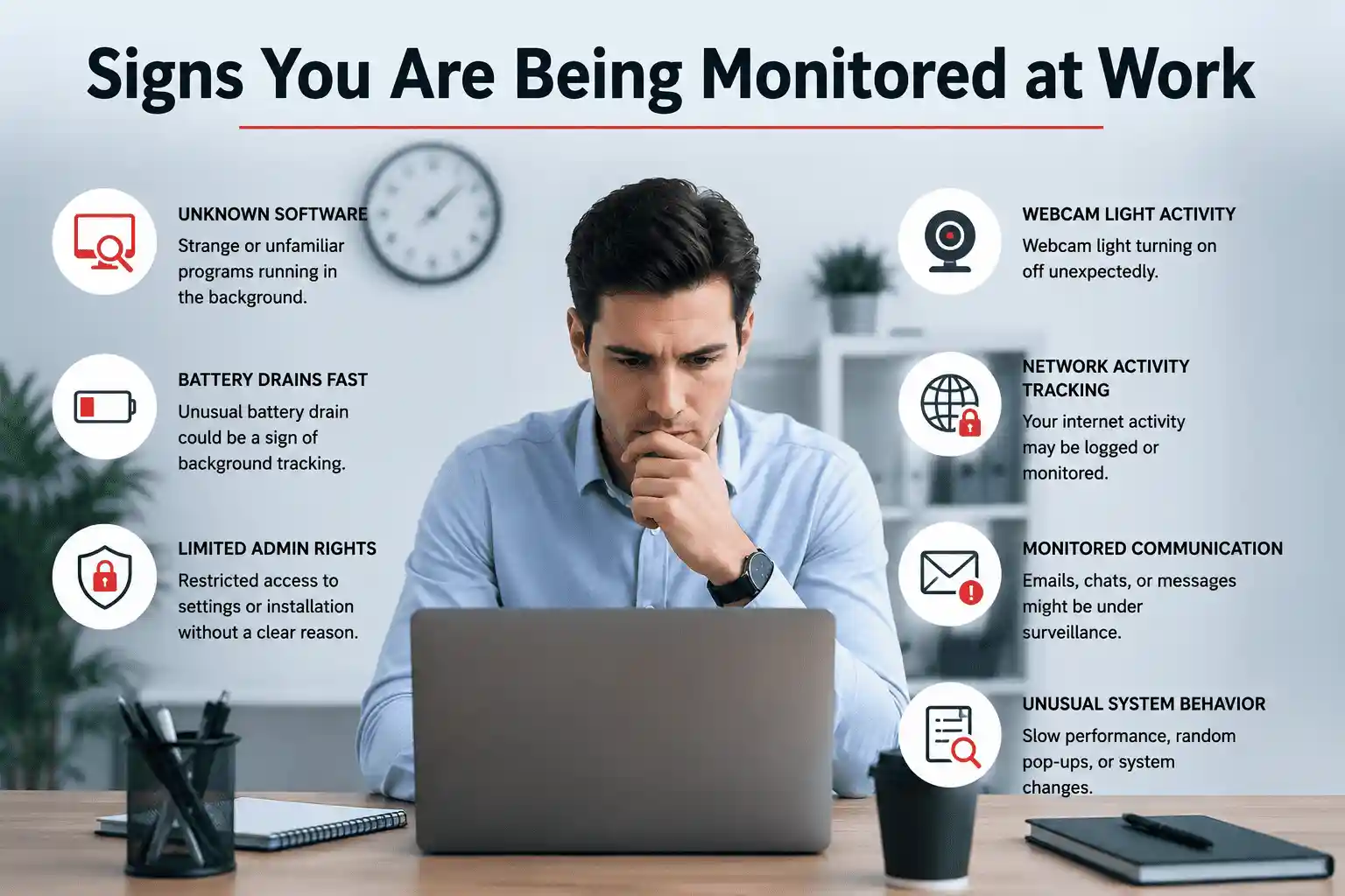 Signs You Are Being Monitored at Work